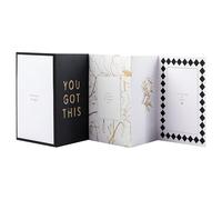 Hallmark Hall & Co Thinking of You Carte avec mini carte souvenir et impression, encouragement, motif en relief, blanc