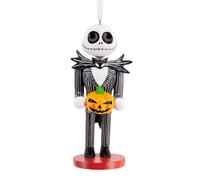 Hallmark Jack Skellington Casse-Noisette décoratif pour Sapin de Noël L'Étrange Noël de Monsieur Jack Skellington à Collectionner Noir/Blanc