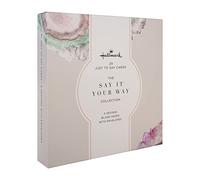 Hallmark Just To Say Lot de 20 cartes en 4 motifs géodes