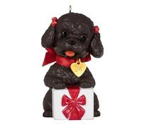 Hallmark Keepsake Décoration de Noël 2024, Caniche Amoureux des Chiots 2024, Cadeaux pour Les Amoureux des Animaux