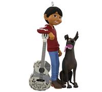 Hallmark Keepsake Décoration de Noël 2024, Disney et Pixar Coco Miguel et Dante, Cadeaux pour Les Fans de Disney