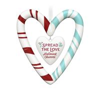 Hallmark Keepsake Décoration de Noël 2024, Hallmark Channel Spread The Love, Porcelaine, Cadeaux de Famille