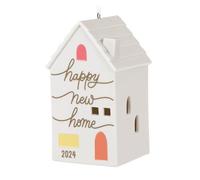Hallmark Keepsake Décoration de Noël 2024, Nouvelle Maison, Porcelaine, Cadeaux de Pendaison de crémaillère