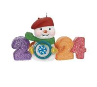 Hallmark Keepsake Décoration de Noël 2024, Sweet Decade 2024, Bonhomme de Neige Collectors Cadeaux