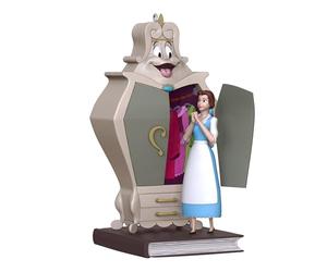 Hallmark Keepsake Décoration de Noël 2025, Disney La Belle et la Bête avec la Garde-Robe, Cadeaux pour Les Fans de Disney