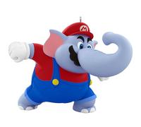 Hallmark Keepsake Décoration de Noël 2025, Nintendo Powered Up avec Mario Elephant Mario, Cadeaux pour Joueurs