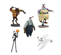Hallmark Keepsake Halloween Ornement 2023 Disney Tim Burton's L'trange Nol de Monsieur Jack Citoyens de la ville d'Halloween Lot de 5 cadeaux p