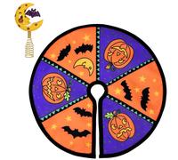 Hallmark Keepsake Lot de 2 mini cime de sapin et jupe de sapin d'Halloween Cadeaux d'Halloween