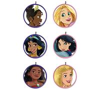 Hallmark Keepsake Lot de 6 Mini décorations de Noël Miniatures en Plastique 2022 Princesses Disney