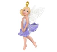Hallmark Keepsake Mini dcoration de Nol 2025 Morning Glory Fairy Cadeaux pour amis et famille 2,5 cm