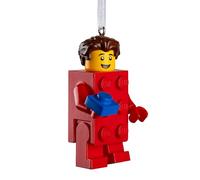 Hallmark Lego Figurine de garçon en Brique décorative pour Arbre de Collection Rouge