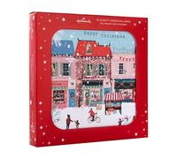 Hallmark Lot de 16 cartes de Noël, 2 motifs, scène de rue et boule à neige, cartes de Noël caritatives, avec enveloppes