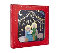 Hallmark Lot de 16 cartes de Noël caritatives en 2 motifs de crèche et de l'Avent