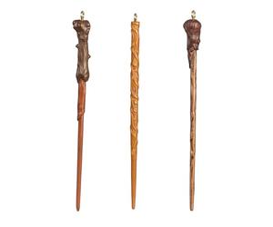 Hallmark Lot de 3 décorations Harry Potter en Forme de Baguettes Magiques