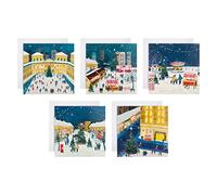 Hallmark Lot de 30 cartes de Noël caritatives en 5 motifs, 25572266, scène hivernale