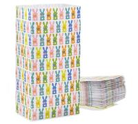 Hallmark Lot de 30 sacs à friandises emballés avec 60 autocollants pour paniers de Pâques, enfants, école du dimanche