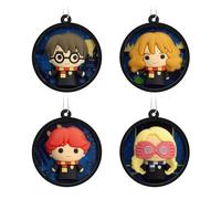 Hallmark Lot de 4 Mini décorations de Noël incassables Harry Potter