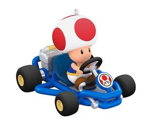 Hallmark Mario Kart Décoration Souvenir de Crapaud Super Mario, décoration d'arbre en résine, décoration à Suspendre, Cadeaux de Noël