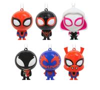 Hallmark Marvel Spider-Man Series 4 Lot de 2 décorations de Noël mystérieuses incassables pour Les Fans de Marvel