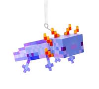 Hallmark Minecraft Axolotl Décoration de Noël Bleu