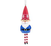 Hallmark Nain de Noël avec Pattes Pendantes, 25574078, Ornement de Nain, H 10,2 cm x l 2,9 cm x L 2,5 cm