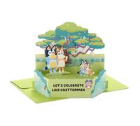 Hallmark Paper Wonder Bluey Carte pop-up pour anniversaire, rentrée scolaire, encouragement