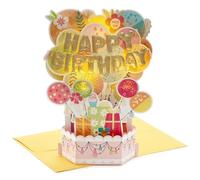 Hallmark Paper Wonder Carte d'anniversaire pop-up (Happy Birthday Mylar Balloon Explosion)