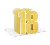 Hallmark Paper Wonder Carte d'anniversaire pop-up pour 18e anniversaire (Everything Amazing Ahead)