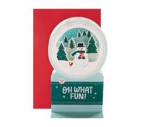 Hallmark Paper Wonder Carte de Noël Pop-up 3D Motif Boule à Neige