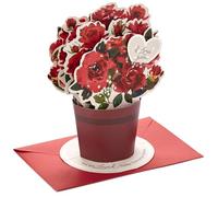 Hallmark Paper Wonder Carte pop-up pour la Saint-Valentin Bouquet affichable (Aujourd'hui, demain, toujours)