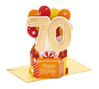 Hallmark Paper Wonder Collection Carte pop-up 3D pour 70e anniversaire