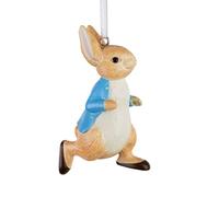 Hallmark Pierre Lapin Décoration de Noël à suspendre en résine | Décoration de collection Peter Rabbit en résine résistante mesurant 8,5 x 2,6 x 5 cm (H x l x P)
