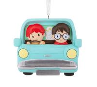 Hallmark Ron & Harry in Flying Card Décoration à Suspendre pour Arbre Harry Potter Bleu