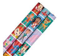 Hallmark Rouleau de papier cadeau 3 en 1 Motif personnages Disney Multicolore 2 m