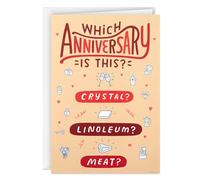 Hallmark Shoebox Carte d'anniversaire amusante pour couple (Qui est ce ?)