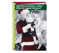 Hallmark Shoebox Funny Christmas Card (Naughty-Lister)