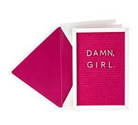 Hallmark Signature 899RZH1072 Carte d'anniversaire pour femme Motif tableau aux lettres