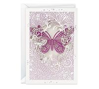 Hallmark Signature Carte d'anniversaire (papillon)