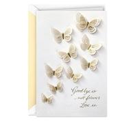 Hallmark Signature Carte de condoléances (papillons) (799RZH8004)