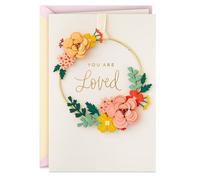 Hallmark Signature Carte de fête des mères (couronne florale amovible)