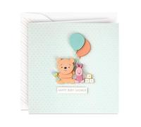 Hallmark Signature Carte de vœux pour nouveau-né Winnie l'ourson et Porcinet