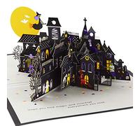 Hallmark Signature Paper Wonder 1299HEH4007 Carte pop-up d'Halloween Maison hantée