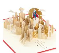 Hallmark Signature Paper Wonder 1499FFW3095 Carte d'anniversaire pop-up Motif Superman