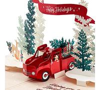 Hallmark Signature Paper Wonder Carte de Noël pop-up Motif camion rouge