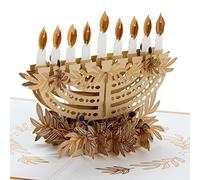 Hallmark Signature Paper Wonder Carte pop-up Hanoukka Menorah