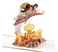 Hallmark Signature Paper Wonder Carte pop-up Princesse Disney (Aladdin, un tout nouveau monde) pour mariage, remise de diplôme, nouvel emploi