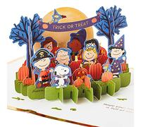 Hallmark Signature Paper Wonder Peanuts Carte pop-up d'Halloween (patch citrouille) (1499HEH5015)
