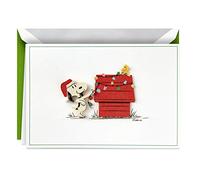 Hallmark Signature Peanuts Lot de 10 cartes de Noël avec enveloppes
