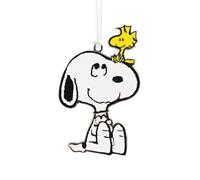 Hallmark Snoopy and Woodstock Décoration en métal en Forme de cacahuètes, décoration à Suspendre en métal, décoration de Noël à Suspendre, Cadeaux de Noël