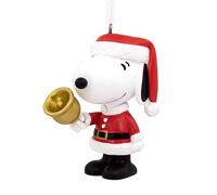 Hallmark Snoopy Décoration de Noël à Suspendre en résine Motif cacahuètes et Bandes dessinées Rouge/Blanc/Vert/argenté/doré